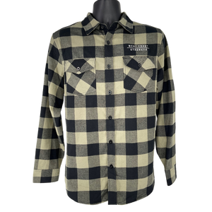 WCS Flannel Shirt - Olive/Black