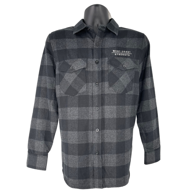 WCS Flannel Shirt - Charcoal/Black