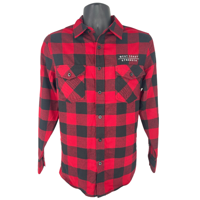 WCS Flannel Shirt - Red/Black